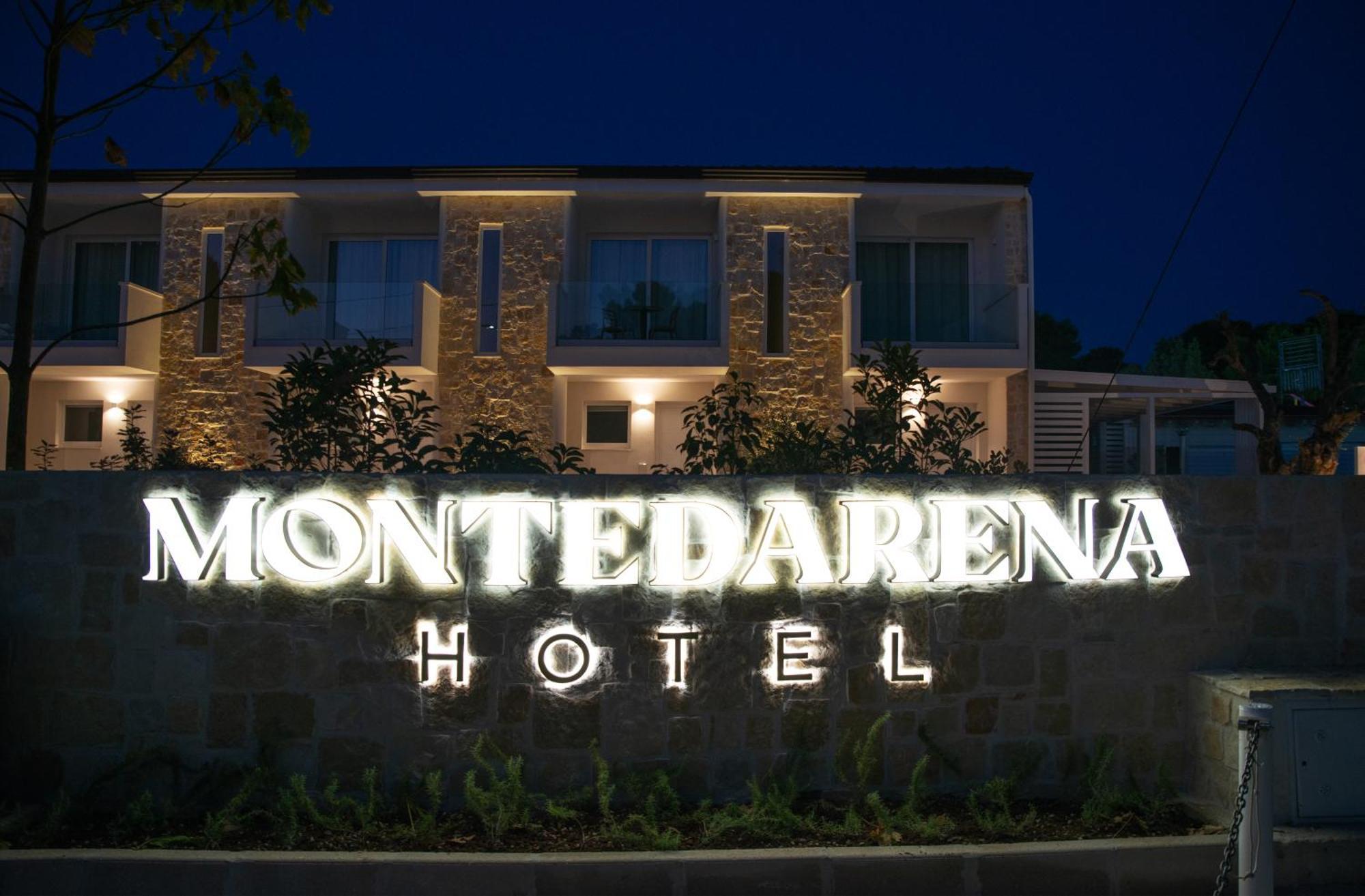 Montedarena Hotel Pulsano Bagian luar foto